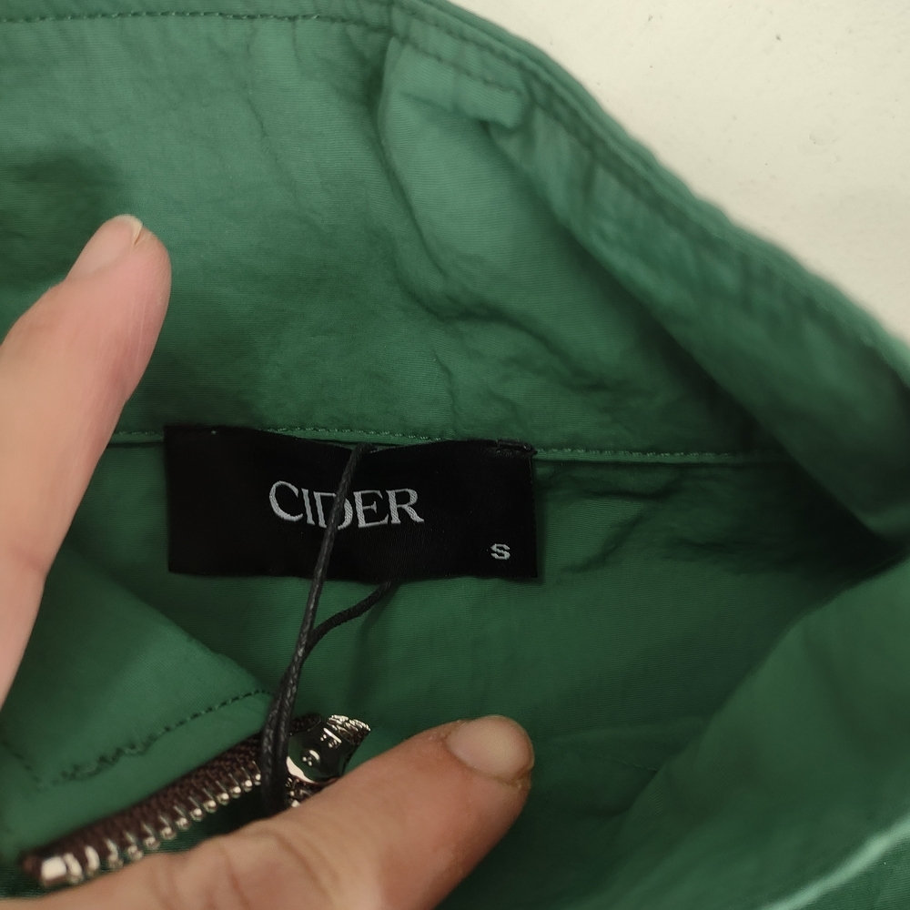 Cider Green Jacket with Zip Detail - Picture 3 of 5